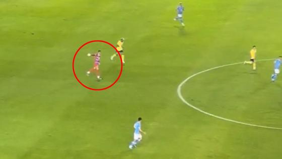 Erratic keeper wanted in Premier League transfer plays as DEFENDER in ‘mad’ vid as fans fear the worst if he gets move