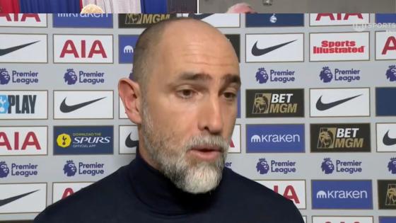 ‘This is not the topic’ – Tottenham boss Igor Tudor abruptly ends TNT Sports interview