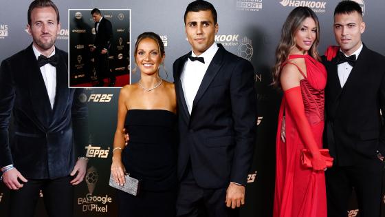 Rodri and Harry Kane lead footy stars and Wags arriving for lavish Ballon d’Or ceremony despite Real Madrid ‘boycott’