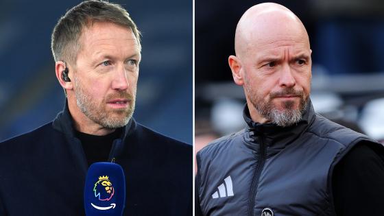 Graham Potter locking horns with sacked Man Utd boss Erik ten Hag for major European job