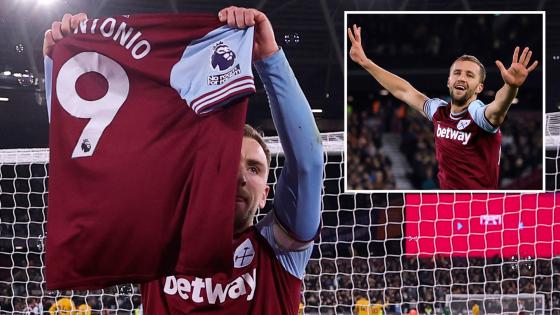 West Ham 2 Wolves 1: Matchwinner Bowen lifts up Michail Antonio’s shirt in tribute as Hammers ease pressure on Lopetegui