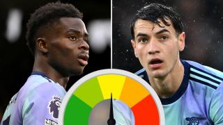 Arsenal player ratings: Bukayo Saka runs the show but Jakub Kiwior fails to fill Gabriel’s big shoes