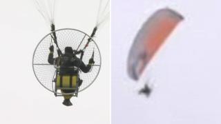 Championship clash temporarily suspended after bizarre moment man flies over stadium