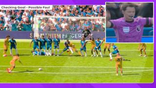‘Football is dead now’ – Fans furious as VAR ‘bails out’ Robert Sanchez howler from Eberechi Eze free-kick