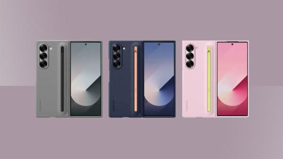 Samsung Galaxy Z Fold 6 and Z Flip 6 look great in (leaked) official cases