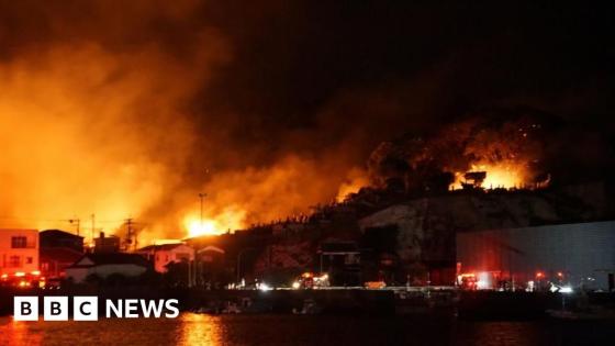 Japan’s largest urban fire in decades rips through 170 buildings