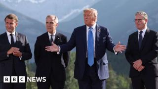 Trump loomed over G7 after early departure