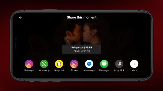 Netflix now lets you share iconic clips from its shows and movies to social media