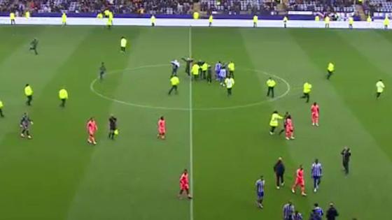 Sheffield Wednesday vs Coventry STOPPED as fans invade pitch after ten minutes in protest against owner