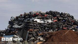 Man, 82, crushed to death in car at Munich scrapyard