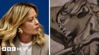 Restored angel fresco resembling Italian PM Meloni sparks investigation