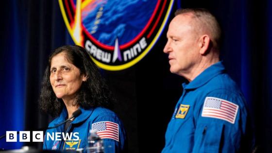 Nasa’s Butch and Suni adapt to life back on Earth