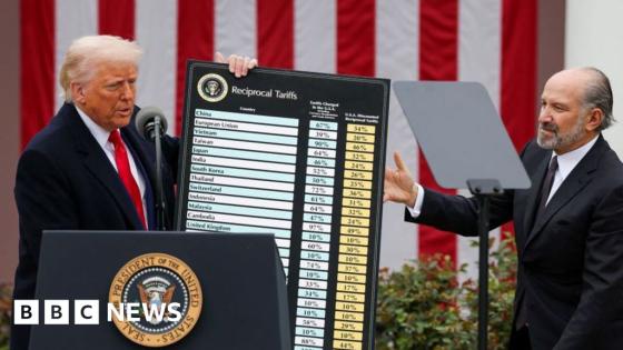 President Trump announces new tariffs on all imports to US