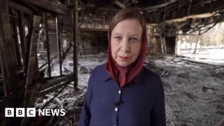 BBC inside Iran state building hit by Israeli missile strike