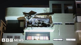 'Very difficult to stop': BBC visits scene of Iran cluster bomb strike on Israel