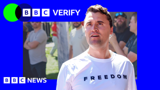Charlie Kirk shooting: A rooftop figure, gunfire, then panic