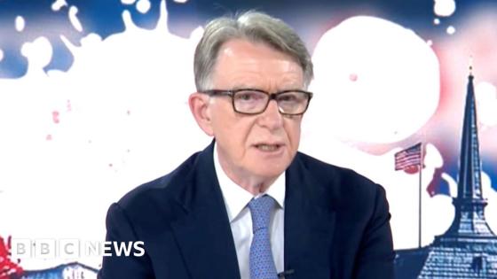 Mandelson says he regrets falling for Epstein’s lies