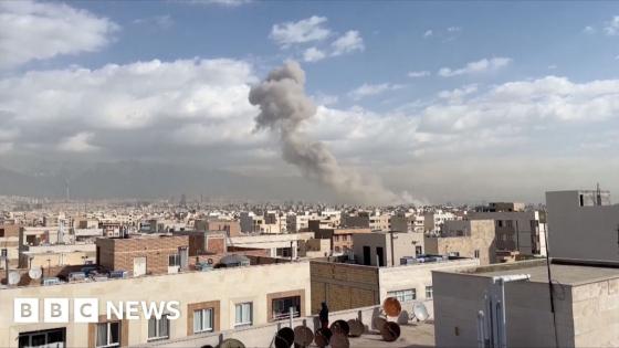 Smoke rises over Iran as Tehran ‘seeks regime change’