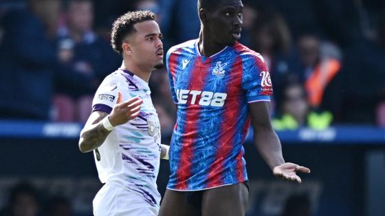 Justin Kluivert pulls down Ismaila Sarr’s SHORTS before pair clash in furious row during Crystal Palace vs Bournemouth