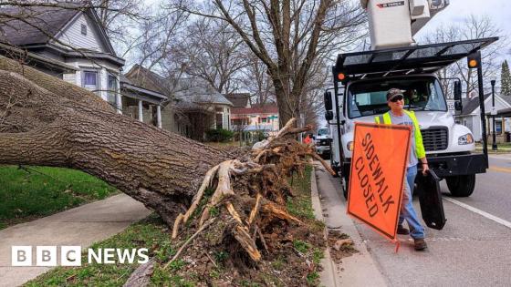 From tornadoes to blizzards, severe weather batters parts of the US