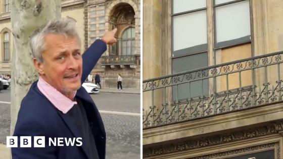 BBC at scene of ‘brazen’ Louvre jewel theft