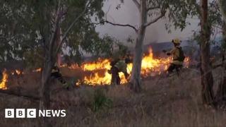 Police evacuate residents as wildfires rage in Spain