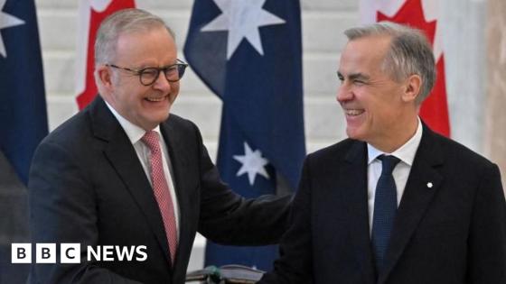 Global order is 'breaking down', Carney tells Australian parliament