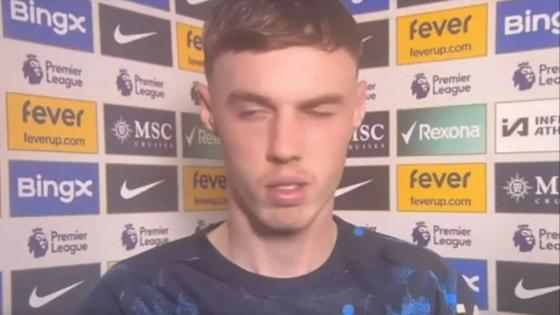 Cole Palmer scowls at reporter’s question as fans hail Chelsea star’s interviews as ‘one of a kind’