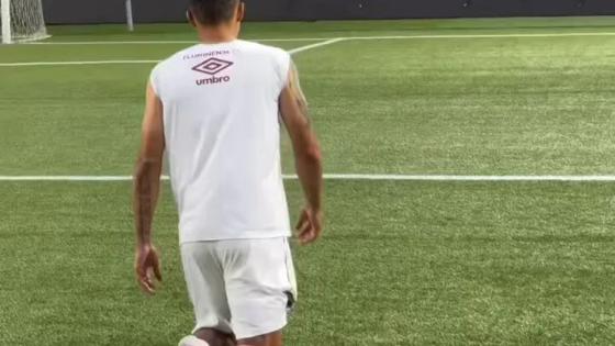 Ex-Chelsea star Thiago Silva walks entire length of pitch on his knees after Fluminense narrowly avoid relegation