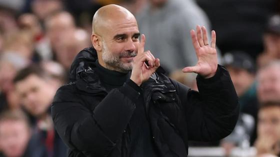 Pep Guardiola does a Jose Mourinho with gesture to Liverpool crowd as fans convinced Man City boss has ‘lost his mind’