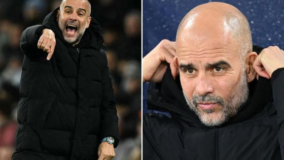 Shocking moment furious Pep Guardiola has to be held back from fan as he tries to confront him in street