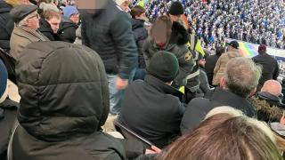 Chelsea fans escorted out of Tottenham Hotspur Stadium after celebrating Jadon Sancho goal