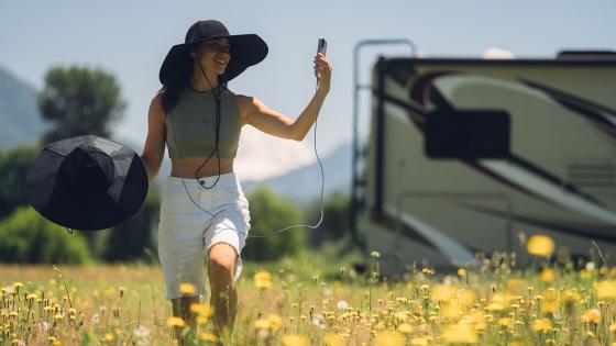 Shield your head and power your gadgets with EcoFlow’s new solar-powered hat
